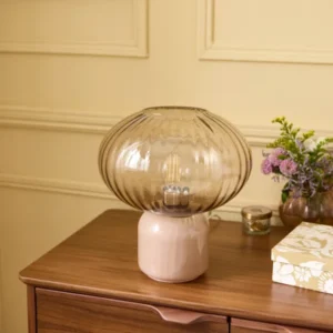 Lampe aus geschliffenem Glas « Martin »