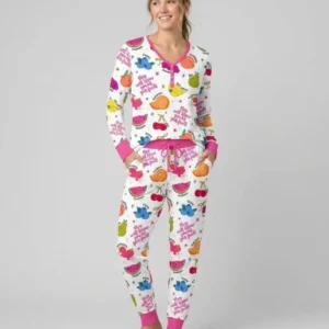 They Will Know You By Your Fruits Bamboo Women Pajama Set