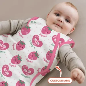 Custom Name Best Mom Ever Belongs to Custom Bamboo Sleep Bag