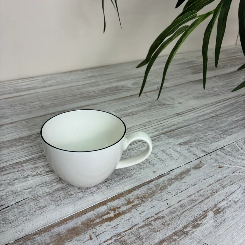 Seltmann Weiden Zoé fine diamond Kaffeetasse 0,24 l Classic Black
