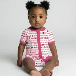 Educated Motivated Elevated Melanated Bamboo Shorty Zippy