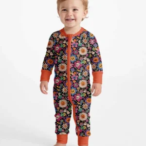 Halloween Flowers Bamboo Convertible Zippy