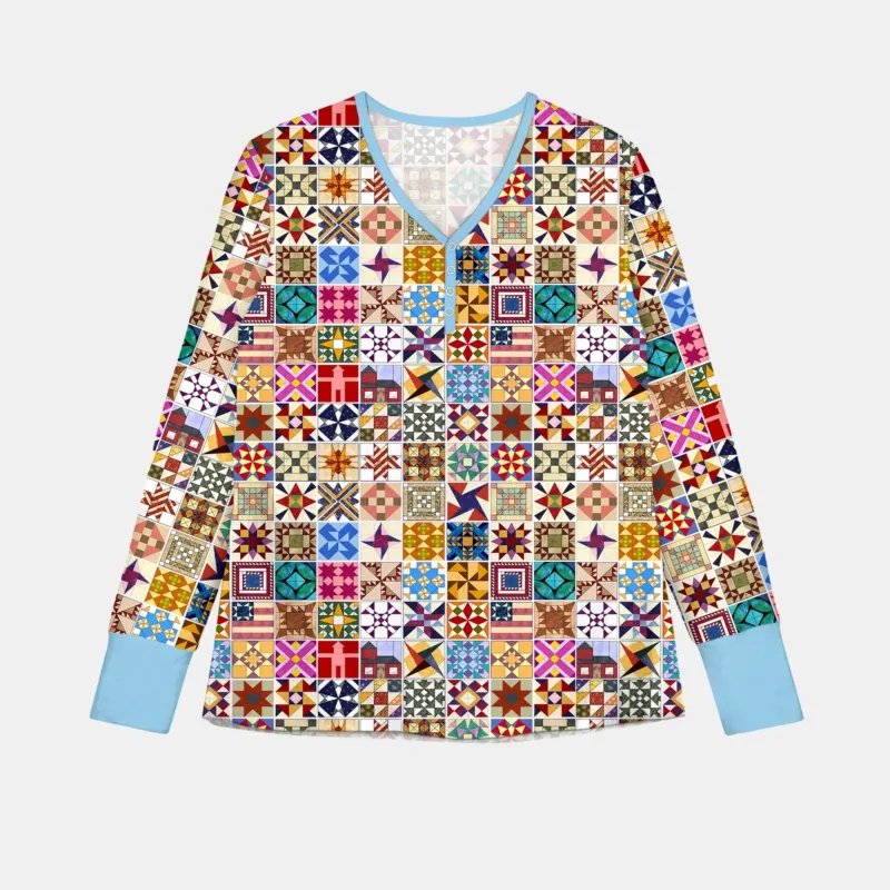 Heritage Quilt Bamboo Women Pajama Set