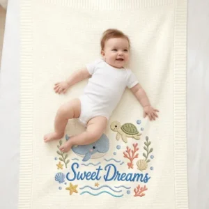 Sweet Dreams Baby Cotton Blanket