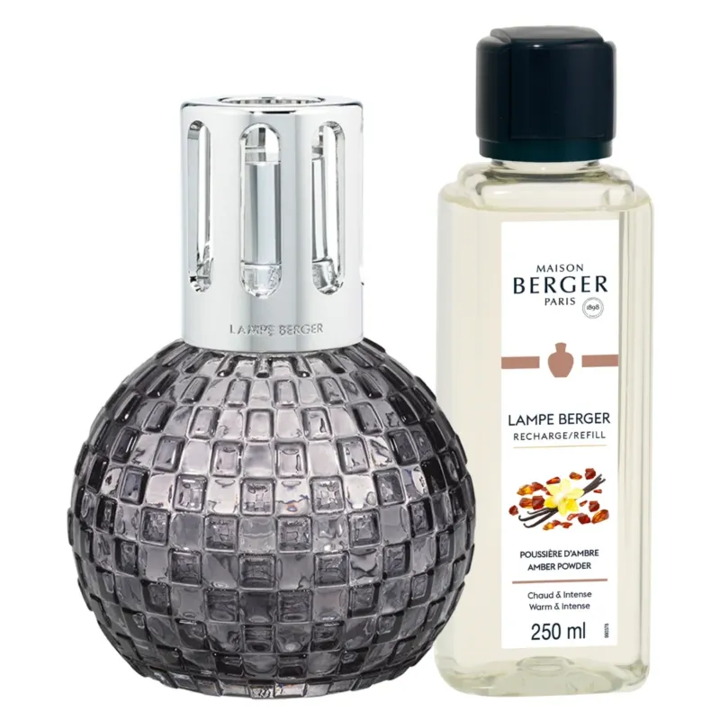 Lampe Berger Disco Grau - Pudriger Amber