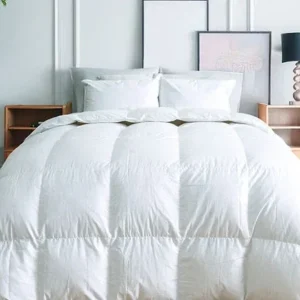 Santa Barbara Canadian White Goose Down Duvet 289TC – 600 Loft by Highland Feather