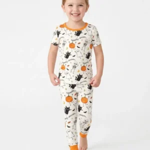 Hangin’ With My Boos Bamboo Two Piece Short Sleeve Pajama Set