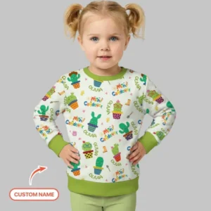 Custom Name Mini Gardener Bamboo Crewneck Sweatshirt