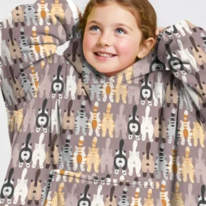 Cheeky Tails Bamboo Blanket Hoodie