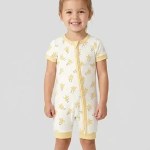 Happy Little Stars Family Matching Bamboo Shorty Zippy