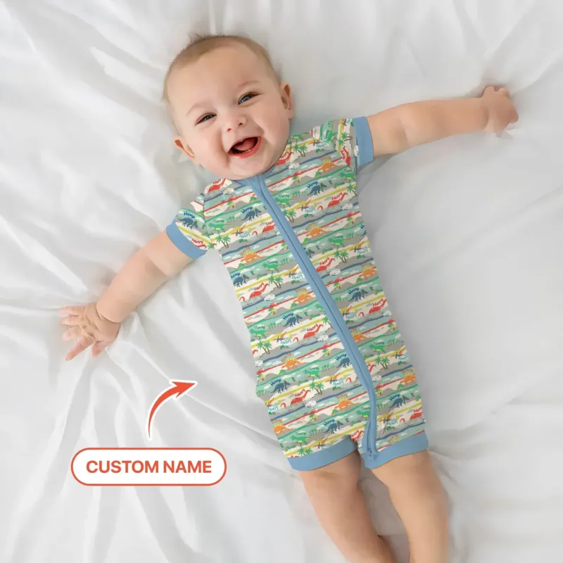Jurassic Playground Bamboo Shorty Zippy