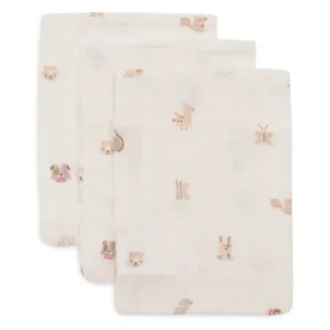 Washandje Hydrofiel - Animal Friends - 3 Stuks