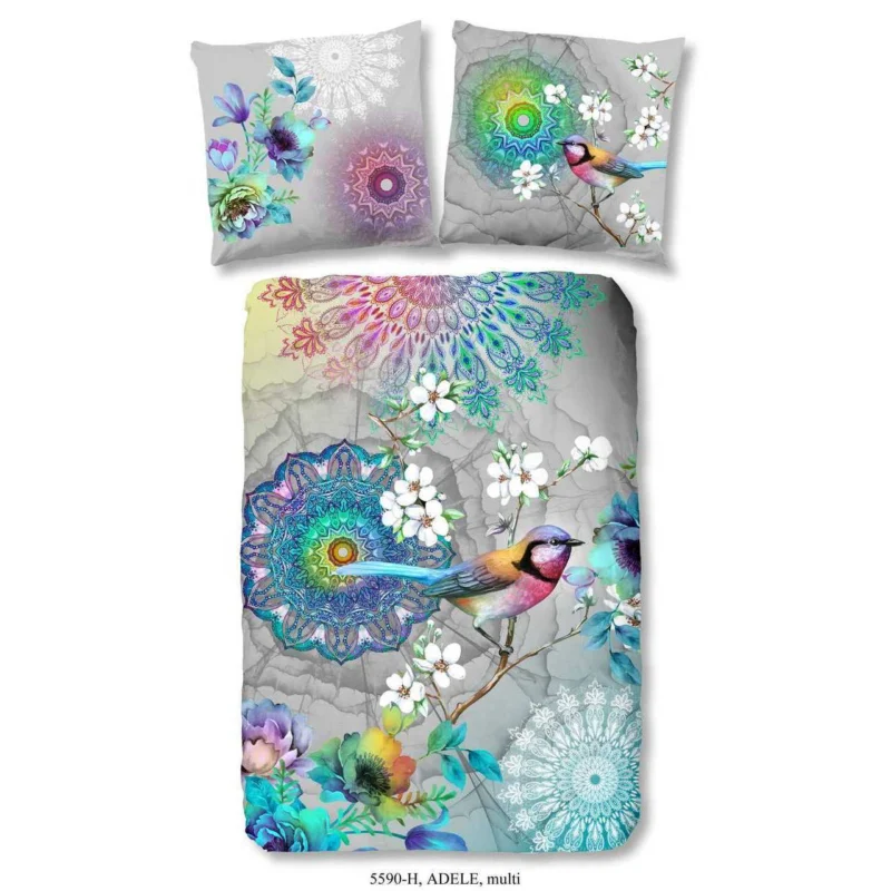 HIP Baumwoll-Satin Bettwäsche #farbe_grau