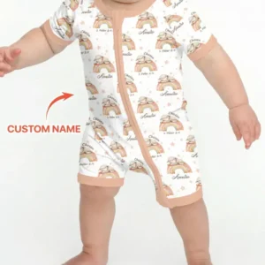 Chosen As His Own Custom Name Bamboo Shorty Zippy