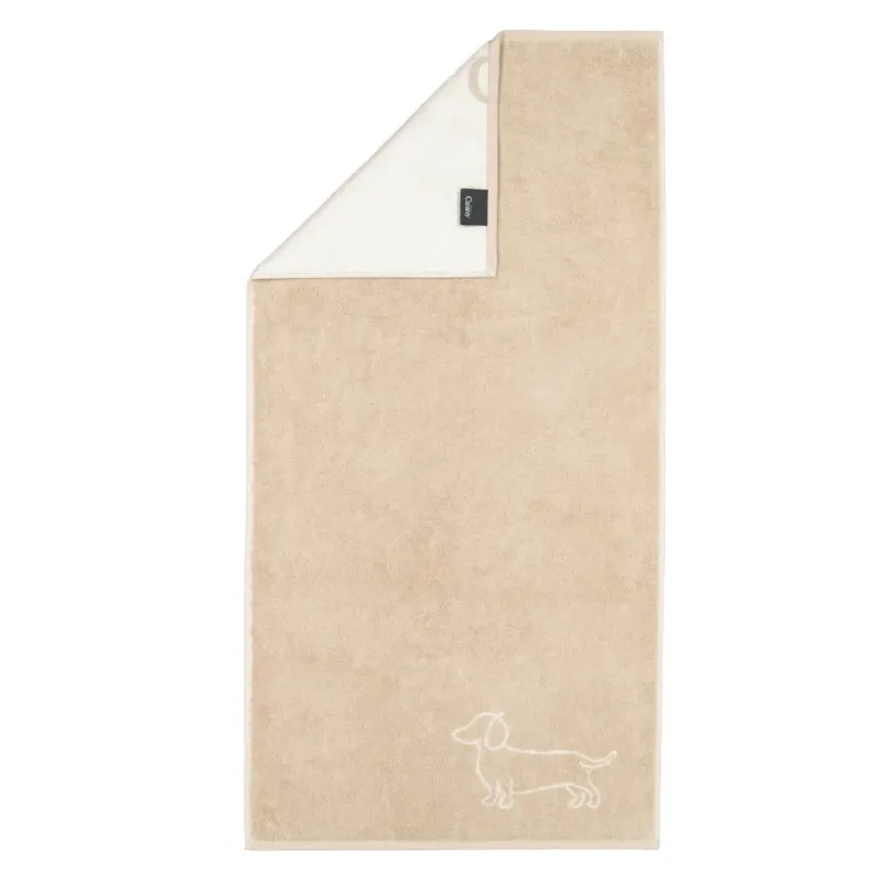 Handtuch-Serie We Love Dogs Companion Dackel Natur