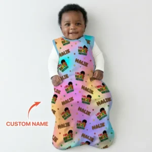 Custom Name I Am Black History Custom Bamboo Sleep Bag