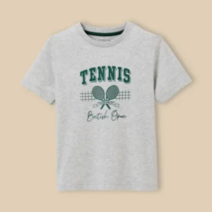 Jungen T-Shirt mit Druckmotiv – Bio-Baumwolle