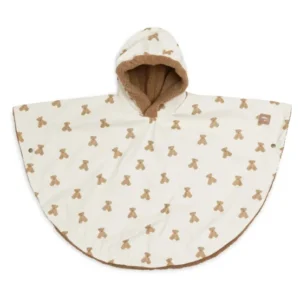 Outdoor Poncho Waterrepellent - Mini Teddy Bear/Teddy Fleece