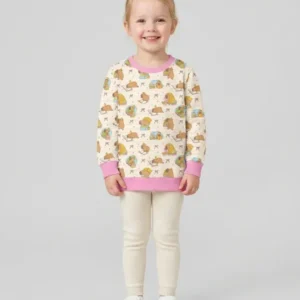 Sweet Study Capy Bamboo Crewneck Sweatshirt
