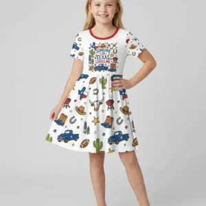 Someone in Texas Loves Me Bamboo Twirl Dress