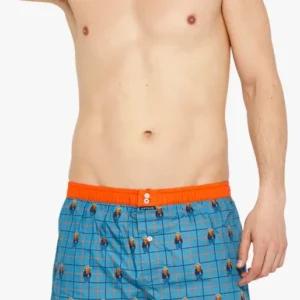 Caleçon avec suspensoir Homme Le Club n°1078 Bleu 1