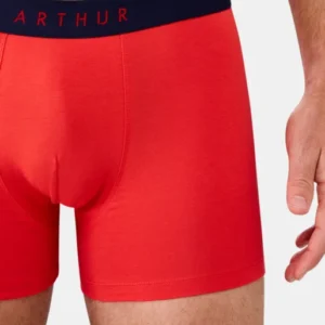 Boxer coton - Rouge 1