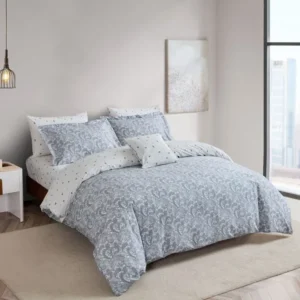 Audrey 4pc comforter Set 100% Cotton