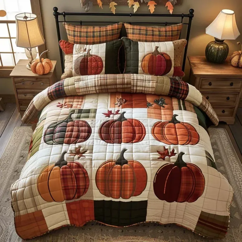 Autumn Glow Bamboo Quilt Bedding Set
