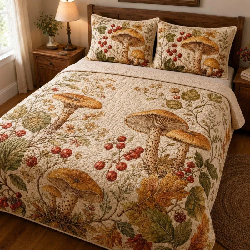 Autumn Whispering Breeze Bamboo Quilt Bedding Set