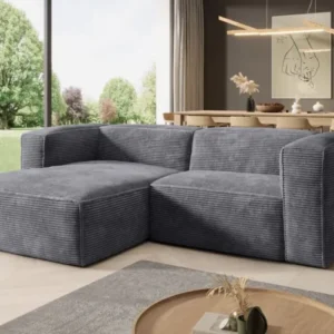 Designer Ecksofa Comfy Mini in Cord