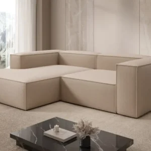 Designer Ecksofa Lesley Mini in Bouclé