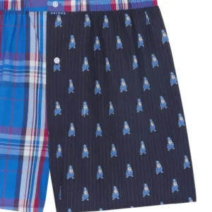 Caleçon classique Homme Upcyclé Bobby Bleu 2