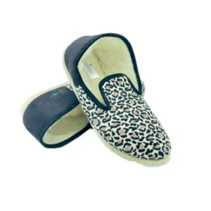 Pantoufles Charentaises Leopard