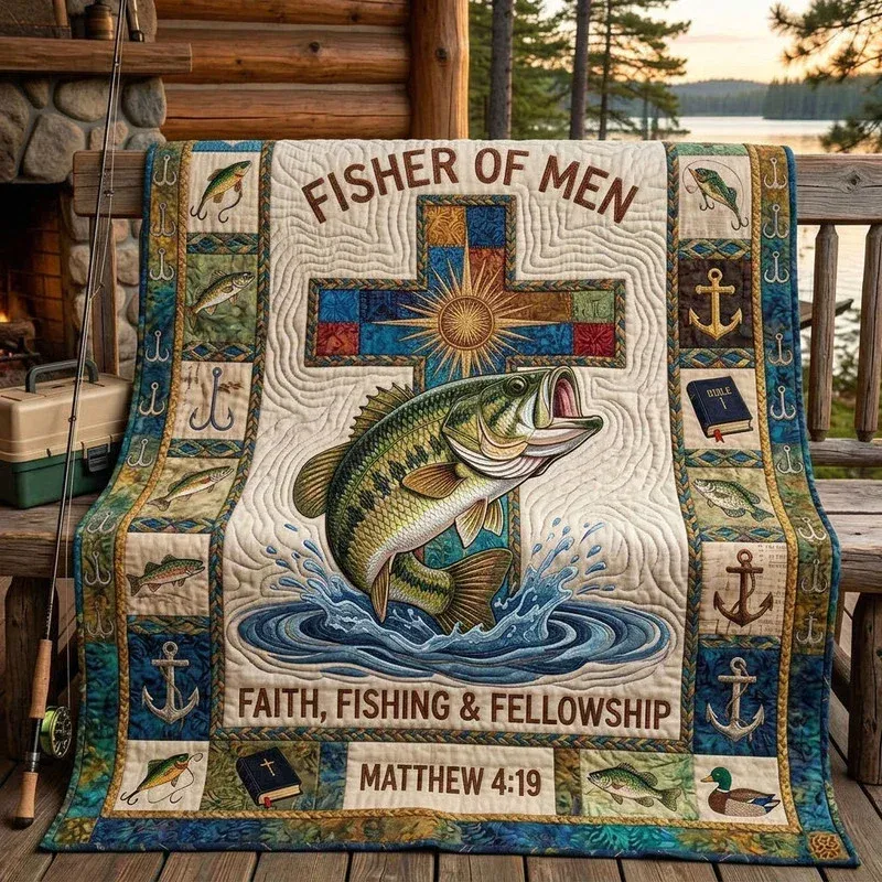 Cross Fisher Bamboo Quilt Blanket