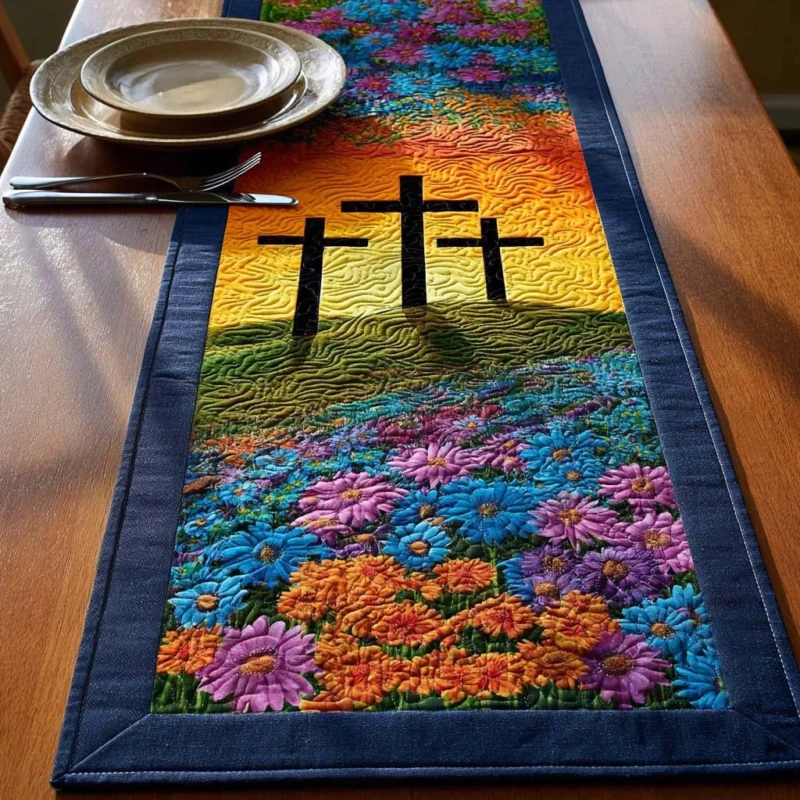 Divine Mercy Quilt Table Runner