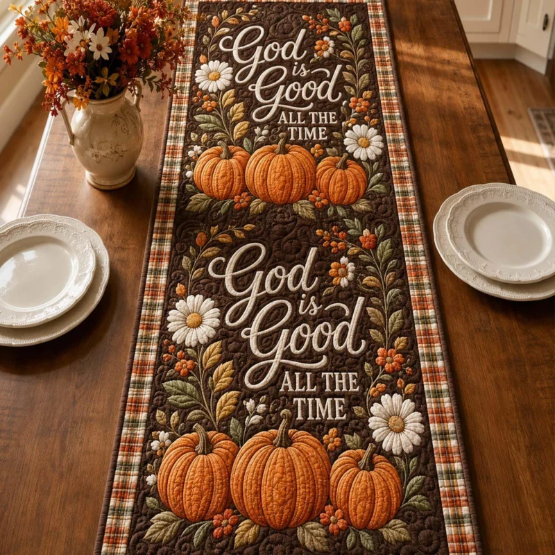 Endless Divine Goodness Quilt Table Runner