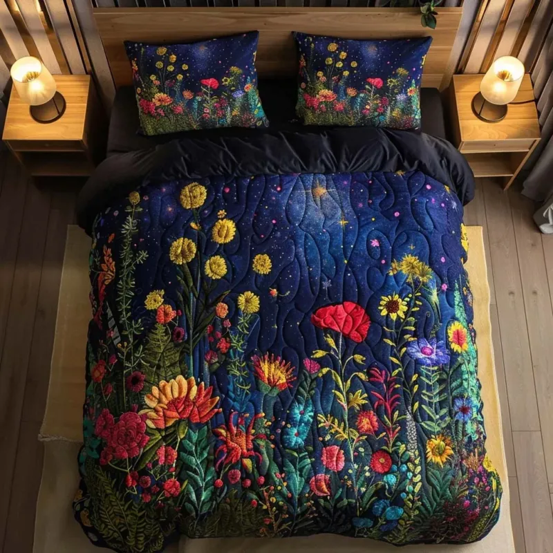 Free Flower Spirit Bamboo Quilt Bedding Set