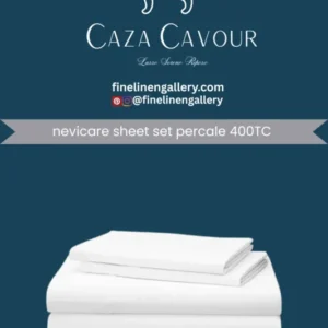 Nevicare Snow Percale Sheet Set - Palais Royal Linen Gallery