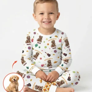 Dia De Los Muertos Bamboo Two Piece Long Sleeve Pajama Set