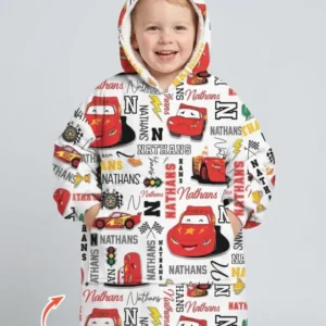 Fast Cars Bamboo Blanket Hoodie