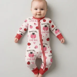 Personalized Grandma's Little Love Bug Bamboo Convertible Zippy