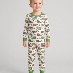 Touchdown Season Bamboo Two Piece Long Sleeve Pajama Set