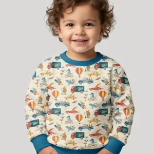 Monsters on the Move Bamboo Crewneck Sweatshirt