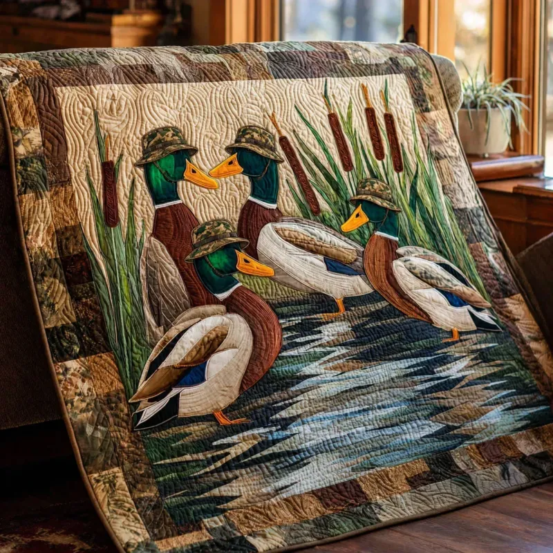 Marsh Drift Bamboo Quilt Blanket