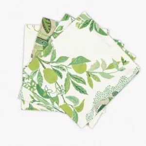 Matouk Citrus Garden table Napkins in color Grass