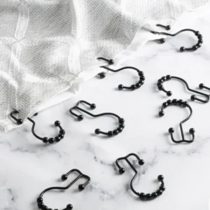 Annex Double Roller Ring Black Set of 12