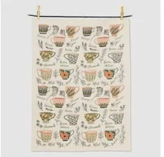 Tea Garden Kitchen Towel 100% Cotton