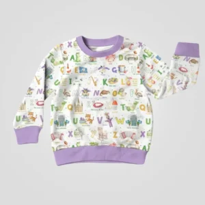 Alphabet of Lousiana Bamboo Crewneck Sweatshirt
