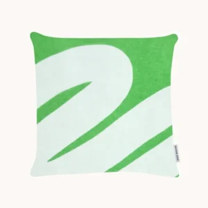 Swirl Cushion Cover Apple White