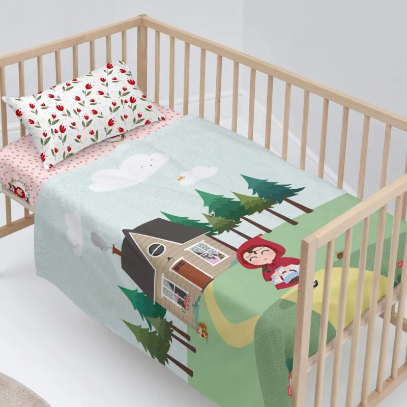 RED RIDING HOOD JUEGO DE SABANA CUNA